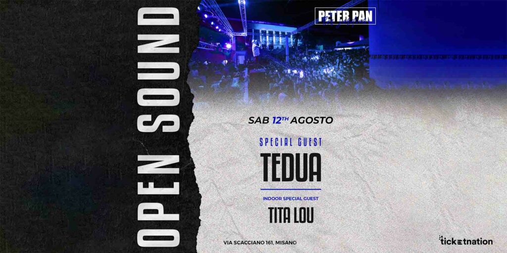 Tedua Tita Lau Peter Pan Riccione Agosto Biglietti Tavoli