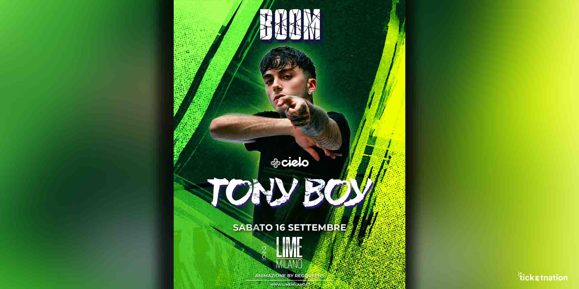 TONY BOY, Prossimi eventi, concerti e festival