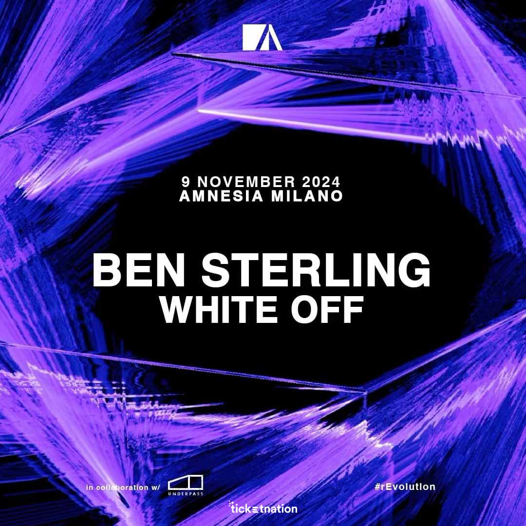 Ben Sterling Amnesia Milano 09 Novembre 2024