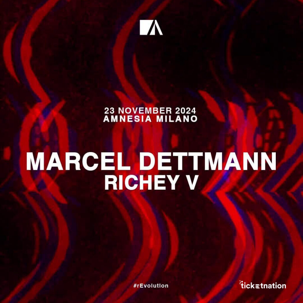 Marcel Dettmann Amnesia Milano 23 Novembre 2024