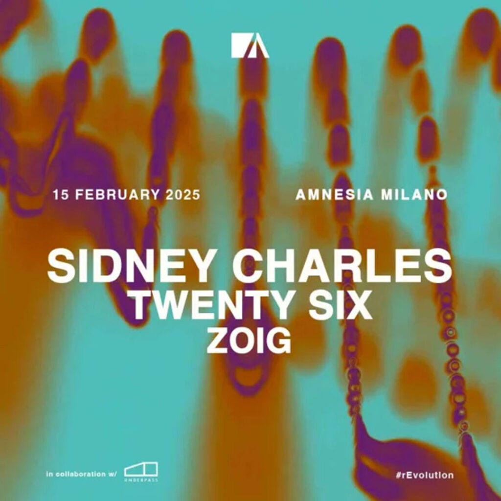 Sidney Charles Amnesia Milano 15 febbraio 2025